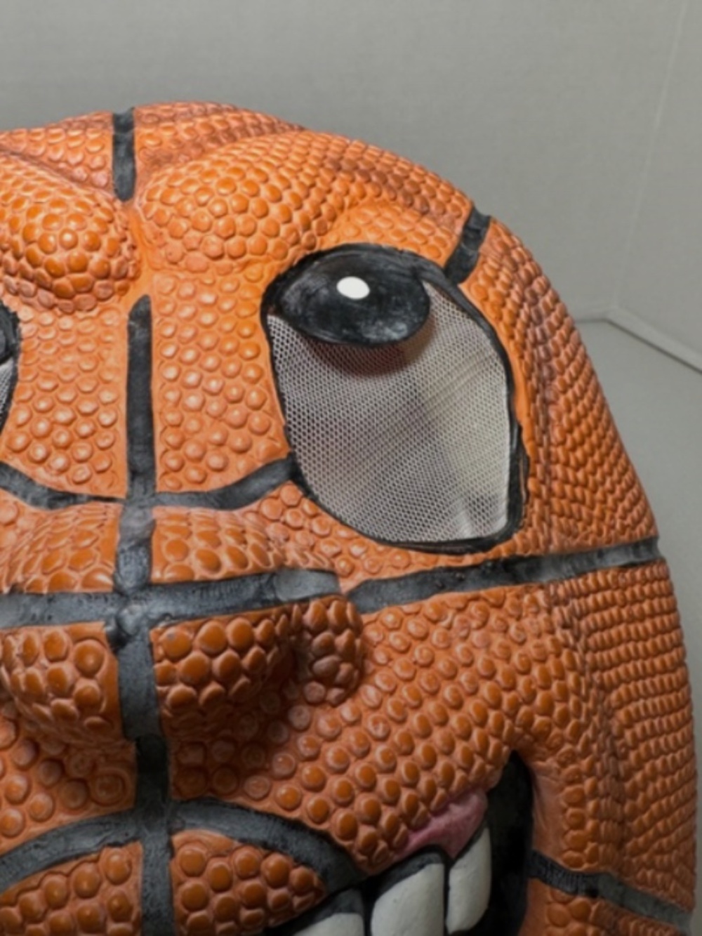 Easter Unlimited Inc. Basketball Head Sports Full Covered Rubber Halloween Mask - Picture 6 of 11